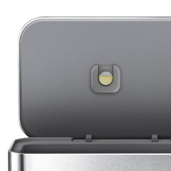 55L rectangular step can with liner pocket + 4.5L round step can
