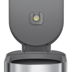 45L slim step can with liner rim + 4.5L round step can