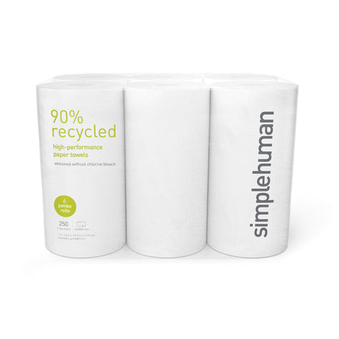 90% recycled high-performance paper towels