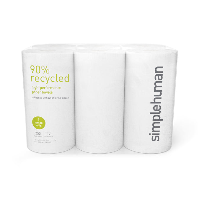 90% recycled high-performance paper towels