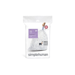 code V clear recycling custom fit liners - 20 pack