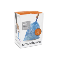 code H blue recycling custom fit liners