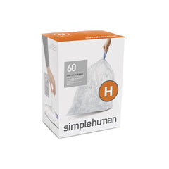 code H clear recycling custom fit liners