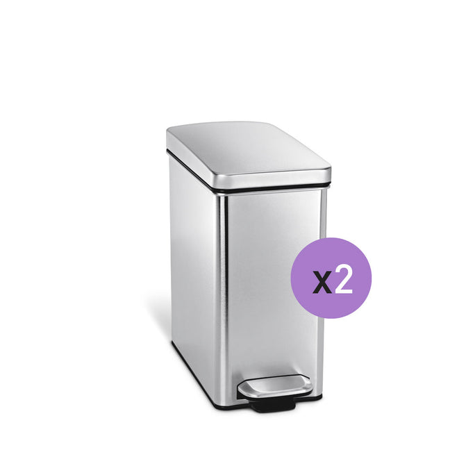 10L profile step can, 2-pack