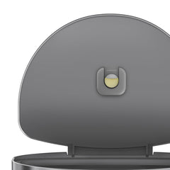 60L semi-round step can with liner rim + 4.5L round step can