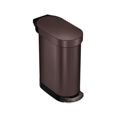 45L slim step can with liner rim + 4.5L round step can