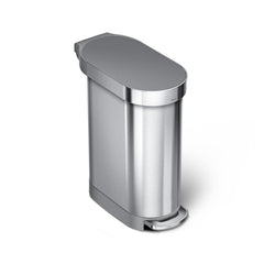 45L slim step can with liner rim + 4.5L round step can