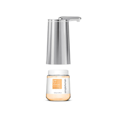 simplehuman mandarin orange foaming hand soap cartridge- cartridge and pump image