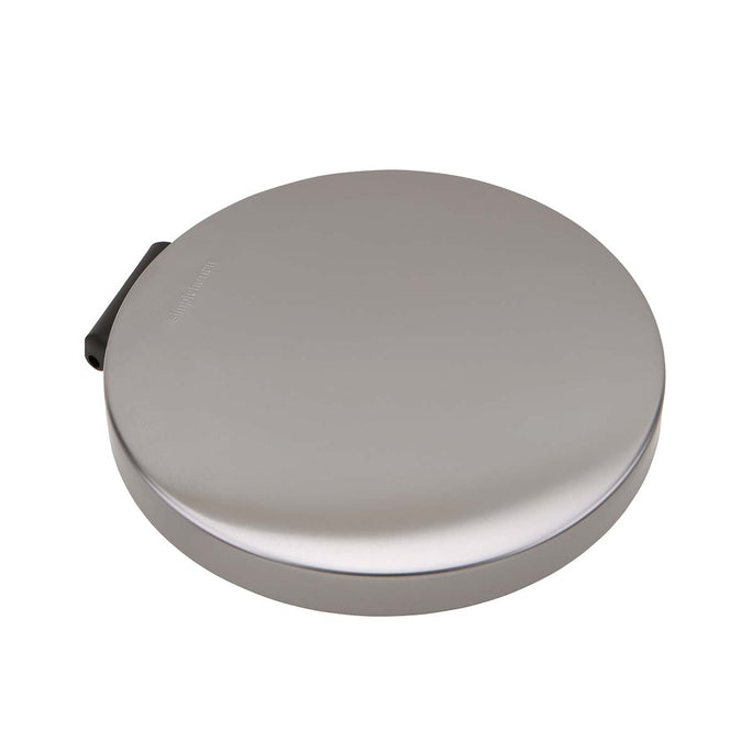 lid, brushed stainless steel [SKU:pd0270]