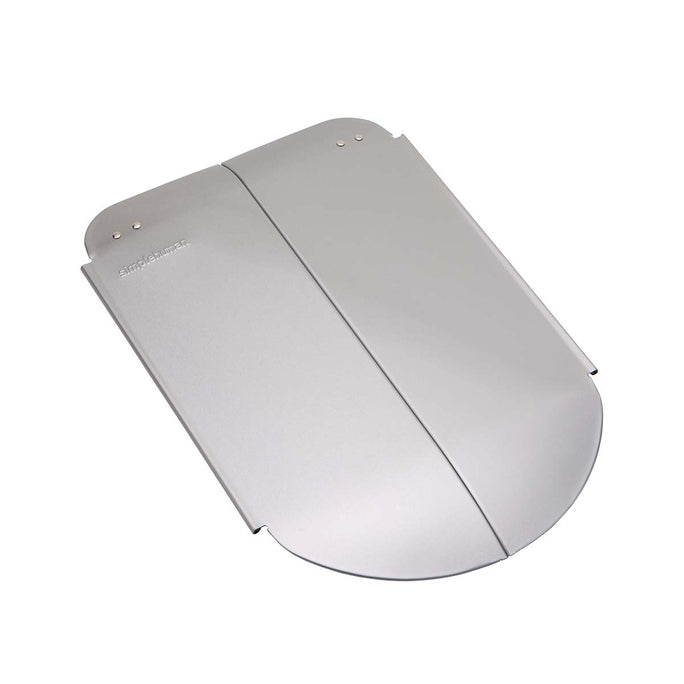 lid, brushed stainless steel [SKU:pd0274]