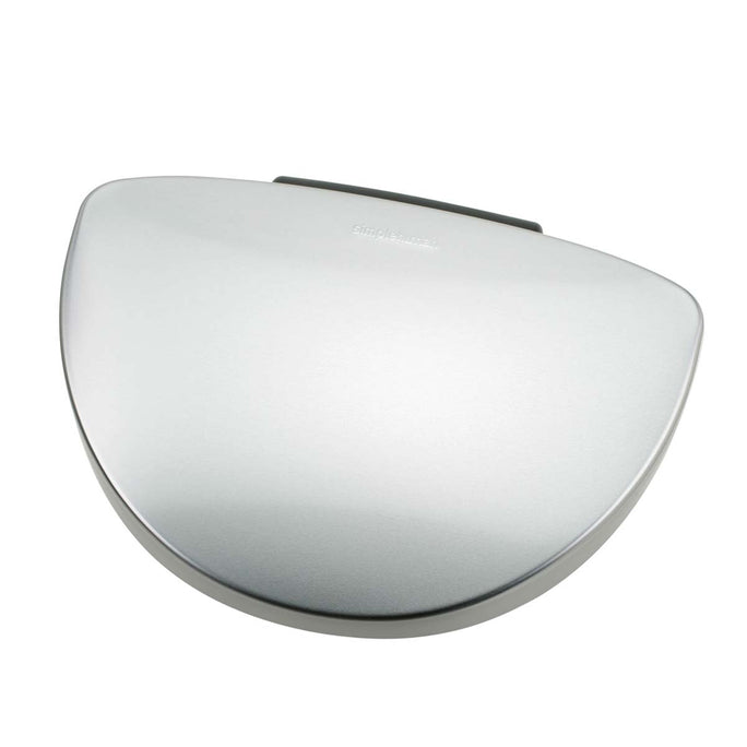 lid, brushed stainless steel [SKU:pd0277]
