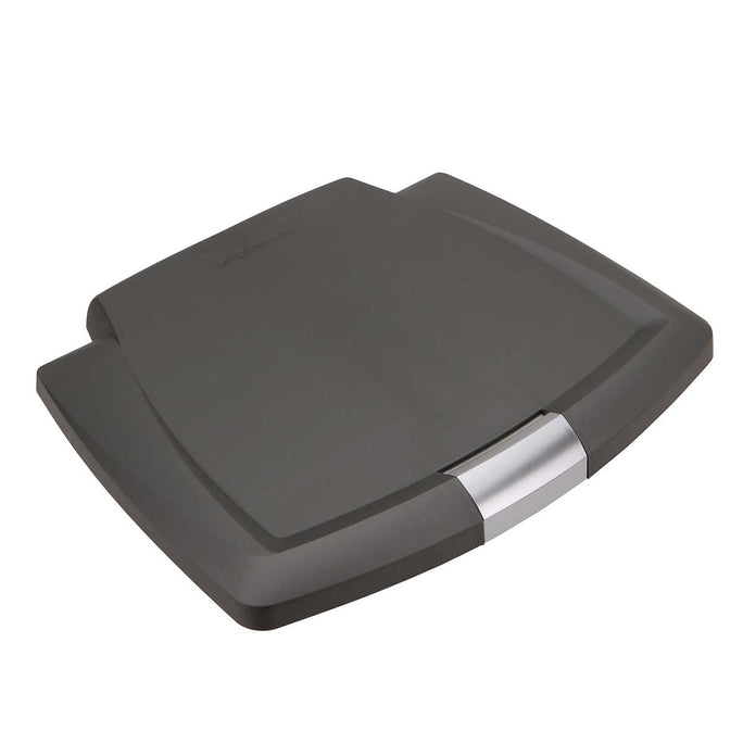 rectangular grey plastic lid - main image