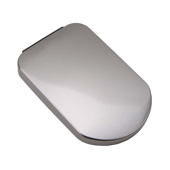 lid, brushed stainless steel [SKU:pd0399]