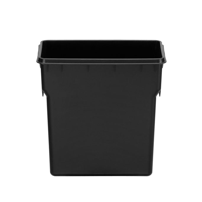 10L black plastic trash bucket [SKU:pd5009]