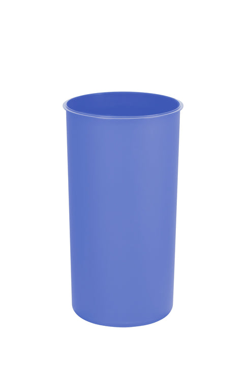 55L blue plastic trash bucket 