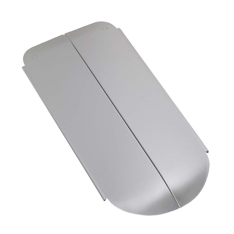 lid, brushed stainless steel 