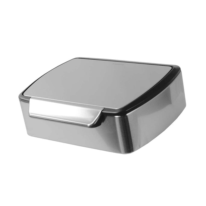 lid, brushed stainless steel [SKU:pd6131]