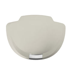 stone plastic semi-round lid with slide lock [SKU:pd6228]
