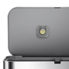 58L dual compartment rectangular sensor can with voice and motion control + 4.5L round step can