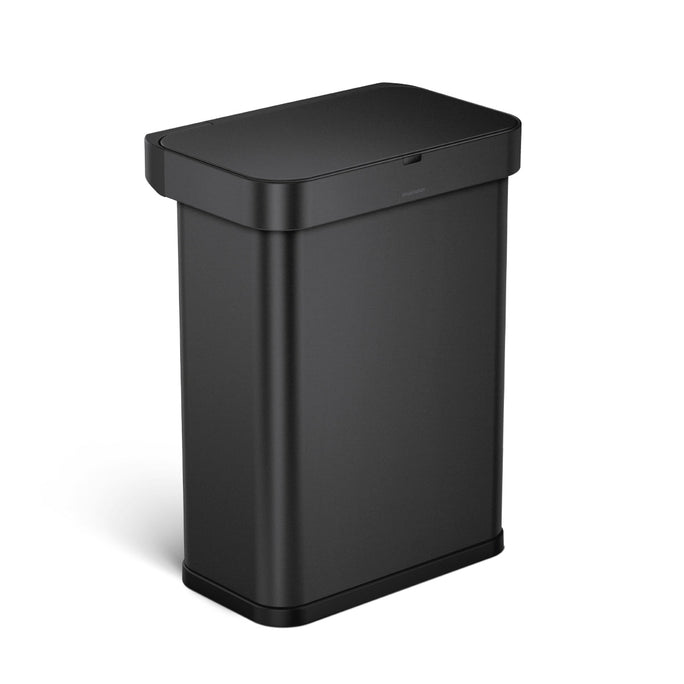 58L rectangular sensor can with voice and motion control + 4.5L round step can