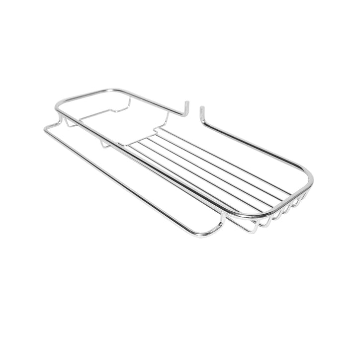 wire frame shelf with soap dish holder [SKU:pd6207]